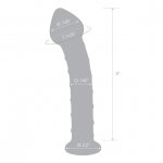 Spiralne dildo szklane - Glas Mr. Swirly Dildo 20,3 cm