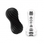Spiralny masturbator - Tenga Flex Masturbation Sleeve  Czarny Gwałtowniejszy