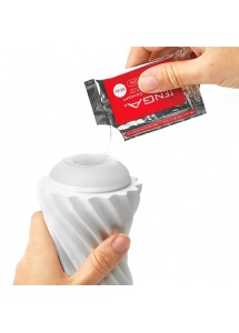 Spiralny masturbator - Tenga Flex Masturbation Sleeve  Biały Delikatniejszy