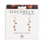 Sportsheets - Bursztynowe Zaciski Na Sutki Amber Nipple Jewelry