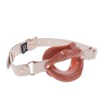 SPORTSHEETS - KNEBEL USTA KREM - POMARAŃCZ