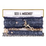 SPORTSHEETS - OBROŻA FUTRZANA I SMYCZ