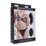 SPORTSHEETS - UPRZĄŻ NA PASKACH NA DILDO CZARNA