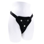 SPORTSHEETS - UPRZĄŻ NA PASKACH NA DILDO CZARNA