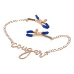 SPORTSHEETS - ZACISKI NA SUTKI COUGAR GOLD