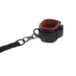 SPORTSHEETS - ZESTAW BONDAGE UPRZĄŻ PRZYWIĄZYWANA DO ŁÓŻKA MANKIETY NA RĘCE I KOSTKI