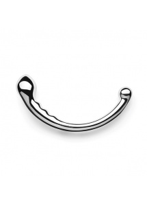 Stalowe dildo dwustronne - Le Wand Stainless Steel Hoop  