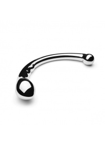 Stalowe dildo dwustronne - Le Wand Stainless Steel Hoop  