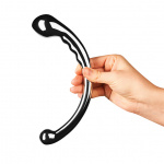 Stalowe dildo dwustronne - Le Wand Stainless Steel Hoop  