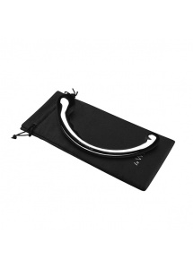 Stalowe dildo dwustronne - Le Wand Stainless Steel Hoop  