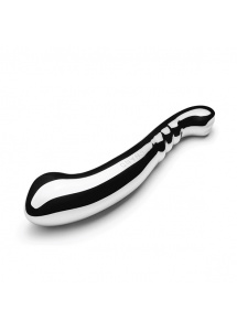 Stalowe dildo dwustronne - Le Wand Stainless Steel Contour  