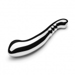Stalowe dildo dwustronne - Le Wand Stainless Steel Contour  