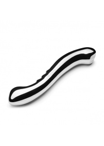 Stalowe dildo dwustronne - Le Wand Stainless Steel Contour  