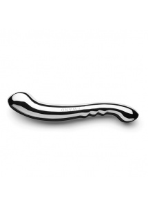 Stalowe dildo dwustronne - Le Wand Stainless Steel Contour  