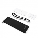 Stalowe dildo dwustronne - Le Wand Stainless Steel Contour  