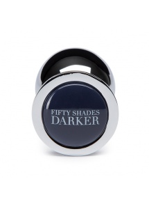 Stalowy plug analny - Fifty Shades of Grey Darker Beyond Erotic Steel Butt Plug 
