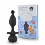 Sterowany aplikacją korek analny króliczek - Magic Motion Bunny App Controlled Vibrating Bunny Tail Anal Plug  