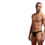 Stringi męskie - Envy Low-Rise Thong L/XL Czarny
