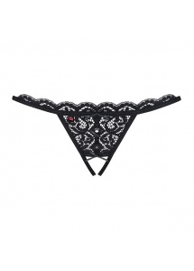 Obsessive Stringi otwarte - 831-THC-1 Crotchless Thong L/XL