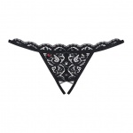 Obsessive Stringi otwarte - 831-THC-1 Crotchless Thong L/XL