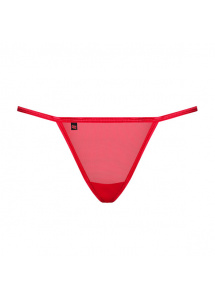 Stringi z kokardą - Obsessive Giftella Thong Red S/M