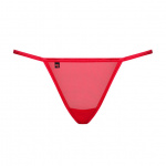 Stringi z kokardą - Obsessive Giftella Thong Red L/XL    