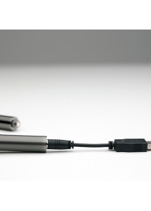 Stylowy wibrator - Crave Wink Plus Vibrator  Ciemna stal