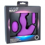 Stymulator analny i waginalny unisex - Nexus Max 20 Waterproof Remote Control Unisex Massager   Fioletowy