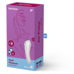 Stymulator bezdotykowy wibrator - Satisfyer Dual Pleasure Air Pulse Vibrator Biały