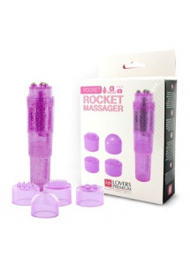 Stymulator łechtaczki LoversPremium - Pocket Rocket Massager fioletowy