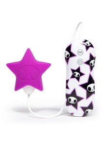 Stymulator łechtaczki kolorowy - Tokidoki Silicone Pink Star Clitoral Vibrator 