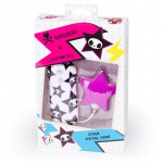 Stymulator łechtaczki kolorowy - Tokidoki Silicone Pink Star Clitoral Vibrator 