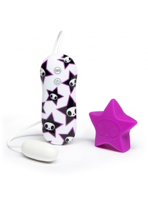 Stymulator łechtaczki kolorowy - Tokidoki Silicone Pink Star Clitoral Vibrator 
