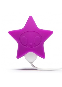Stymulator łechtaczki kolorowy - Tokidoki Silicone Pink Star Clitoral Vibrator 