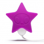 Stymulator łechtaczki kolorowy - Tokidoki Silicone Pink Star Clitoral Vibrator 