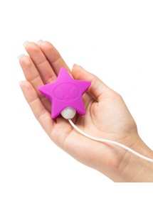 Stymulator łechtaczki kolorowy - Tokidoki Silicone Pink Star Clitoral Vibrator 