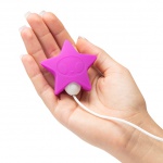 Stymulator łechtaczki kolorowy - Tokidoki Silicone Pink Star Clitoral Vibrator 