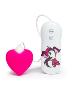 Stymulator łechtaczki - Tokidoki Silicone Pink Heart Clitoral Vibrator 