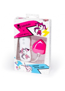 Stymulator łechtaczki - Tokidoki Silicone Pink Heart Clitoral Vibrator 