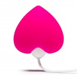 Stymulator łechtaczki - Tokidoki Silicone Pink Heart Clitoral Vibrator 