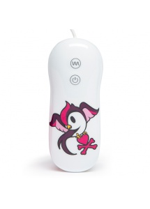 Stymulator łechtaczki - Tokidoki Silicone Pink Heart Clitoral Vibrator 