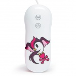 Stymulator łechtaczki - Tokidoki Silicone Pink Heart Clitoral Vibrator 