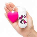 Stymulator łechtaczki - Tokidoki Silicone Pink Heart Clitoral Vibrator 
