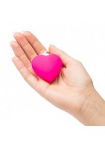 Stymulator łechtaczki - Tokidoki Silicone Pink Heart Clitoral Vibrator 