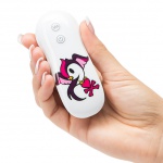 Stymulator łechtaczki - Tokidoki Silicone Pink Heart Clitoral Vibrator 