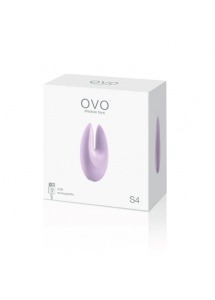 Stymulator łechtaczki z dwoma silniczkami - Ovo S4 Rechargeable Lay On Różowy