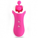Stymulator oralny - FeelzToys Clitella Oral Clitoral Stimulator   Różowy