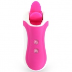 Stymulator oralny - FeelzToys Clitella Oral Clitoral Stimulator   Różowy