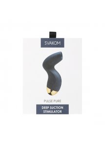 Stymulator ssący - Svakom Pulse Pure Deep Suction Stimulator Niebieski