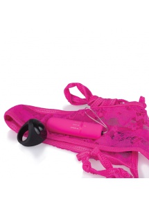 Stymulujące majteczki damskie zdalnie sterowane - The Screaming O Remote Control Panty Różowy